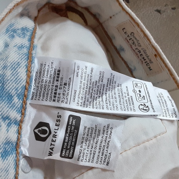 Levi's 591 81 High Rise Loose thru Hip Tapered Leg 31x29 - Picture 12 of 12